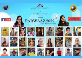 The Asian Literary Society organized the PARWAAZ-2022-an initiative to showcase the talent of differently-abled people