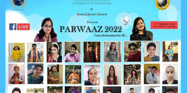 The Asian Literary Society organized the PARWAAZ-2022-an initiative to showcase the talent of differently-abled people