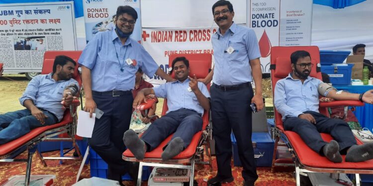 JBM Group Organizes 10th Blood Donation Camp to Support Thalassaemic Children