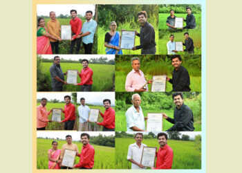 Big Brain & DiAS felicitated farmers (sons of the earth) on Lal Bahadur Shastri's birthday.