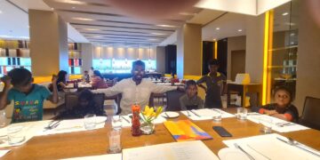 Underprivileged kids got a chance to have lunch in 5 star Oberoi Hotel with Yash Mane