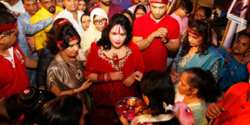 Various social and religious programs are organized on the occasion of Radhe Maa's birthday on 3rd March