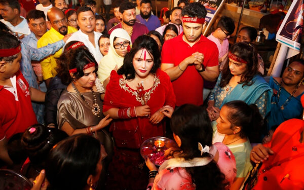 Various social and religious programs are organized on the occasion of Radhe Maa's birthday on 3rd March