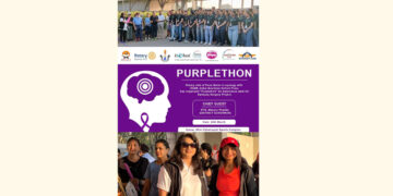 Significant participation of youth in Purplethon EPILEPSY AWARENESS (WALK FOR A CAUSE)