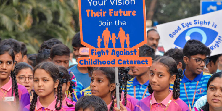 Children’s Eye Care Week Awareness Walk to Create Awareness on Childhood Cataract